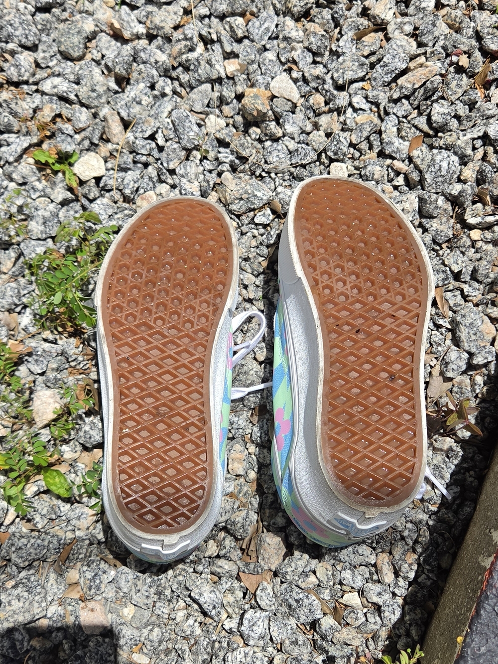 Vans Platform Checkerboard Floral Sneakers - Picture 5 of 6